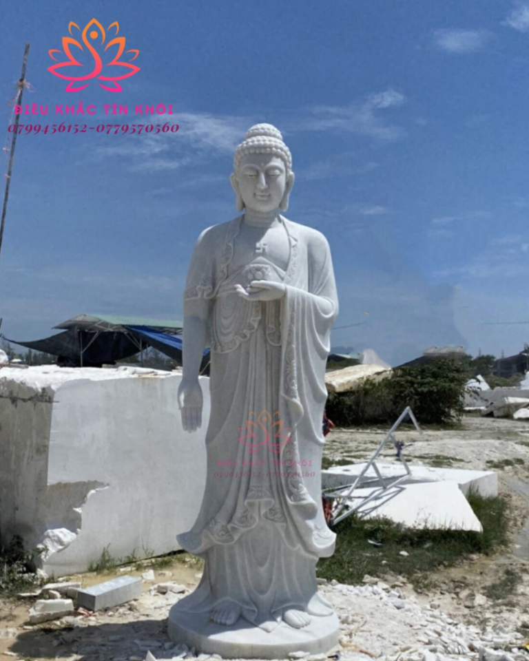 Mẫu Tượng A Di Đà Bằng Đá