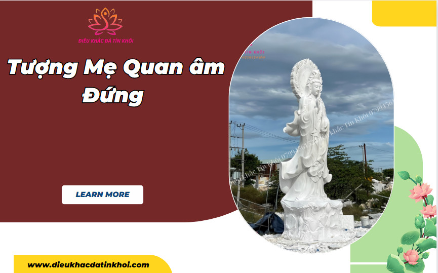 tượng mẹ quan âm đứng