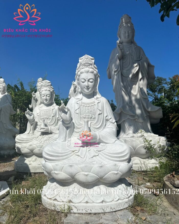Mẫu tượng mẹ Quan Âm ngồi đẹp