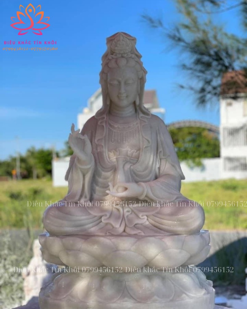 Mẫu tượng mẹ Quan Âm ngồi đẹp