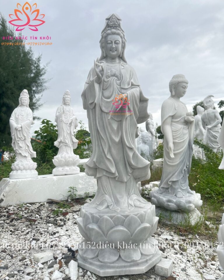 Mẫu Tượng Quan Âm Bằng Đá