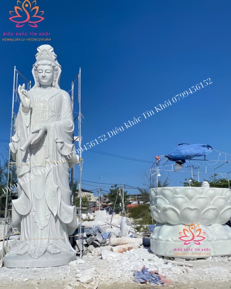 Mẫu Tượng Quan Âm Bằng Đá