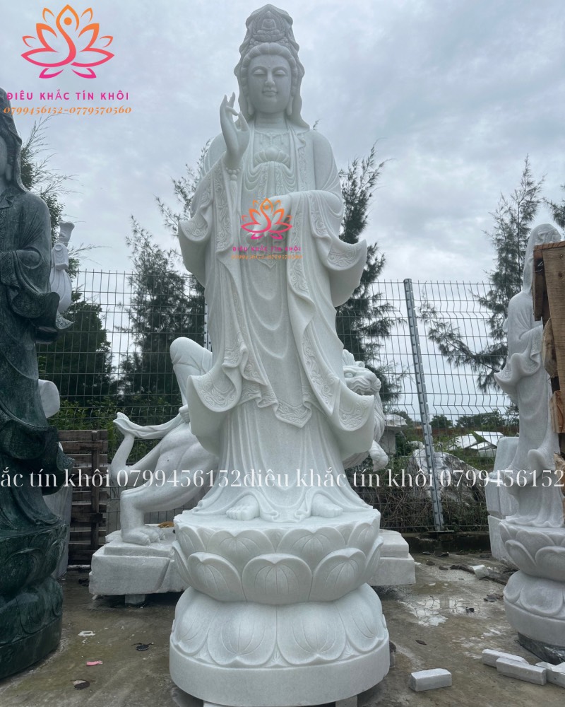 Mẫu Tượng Quan Âm Bằng Đá