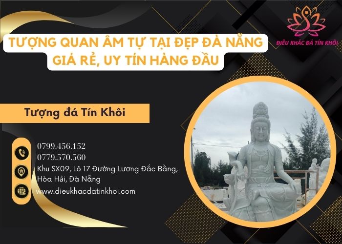 Tượng Quan Âm tự tại đẹp Đà Nẵng