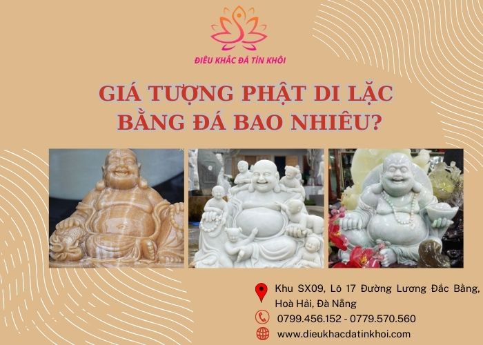 giá tượng phật di lặc bằng đá