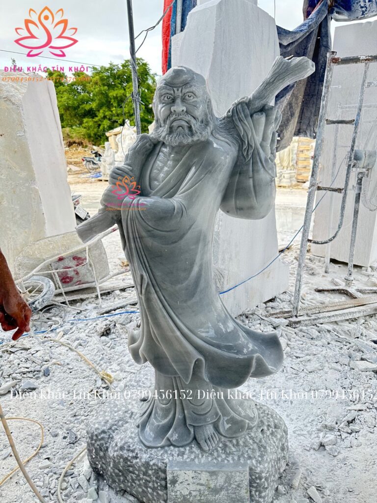 Tượng Đạt Ma Sư Tổ Bằng Đá