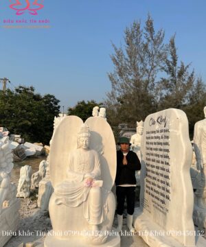 Tượng Quan Âm Tự Tại Bằng Đá