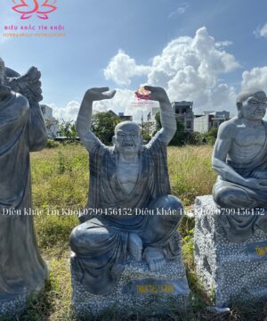 tượng 18 vị la hán bằng đá