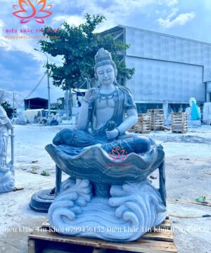 Tượng Quan Âm Tự Tại Bằng Đá