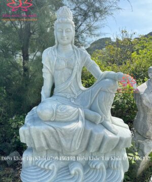 Tượng Quan Âm Tự Tại Bằng Đá