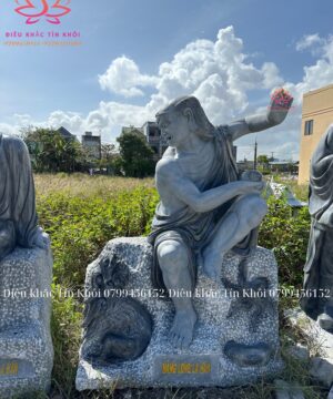 tượng 18 vị la hán bằng đá