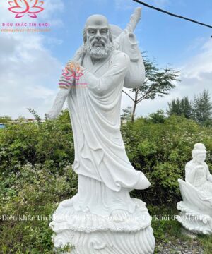 Tượng Đạt Ma Sư Tổ Bằng Đá