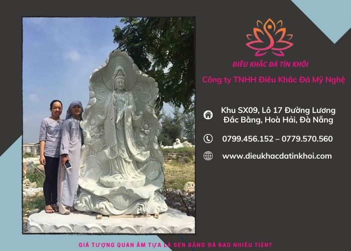 gia-tuong-quan-am-tua-la-sen