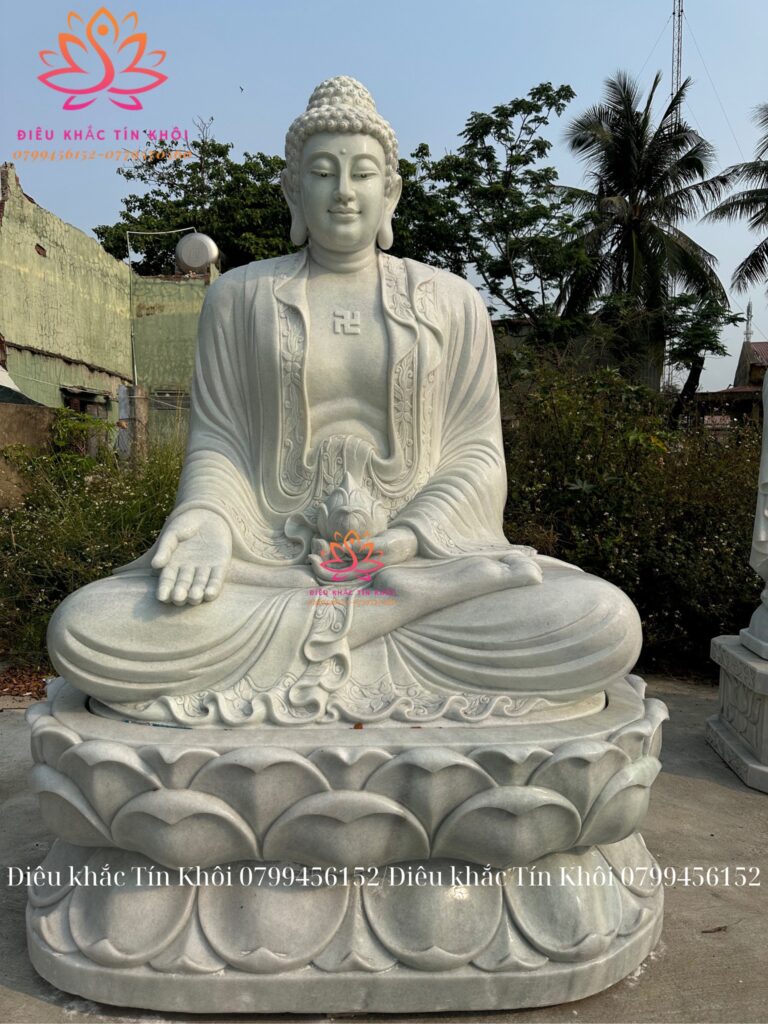 tượng phật adida bằng đá