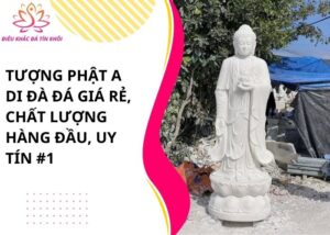 Tượng phật A Di Đà đá giá rẻ