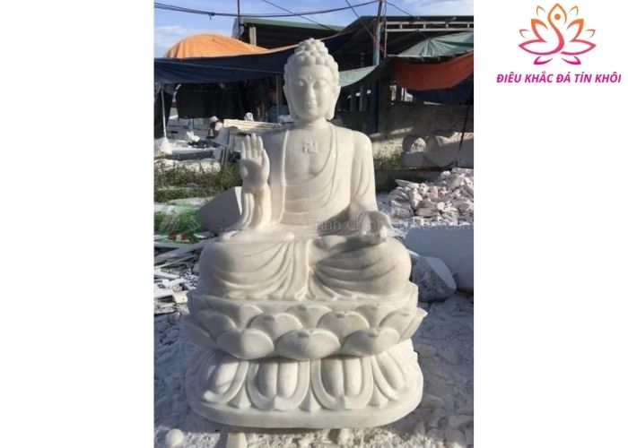Tượng Phật Thích Ca bằng đá hoa cương