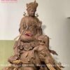 Tượng Văn Thù Và Phổ Hiền Bồ Tát Bằng Đá