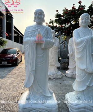 tượng 18 vị la hán bằng đá