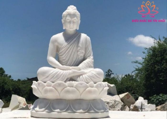 tượng phật A Di Đà đá marble