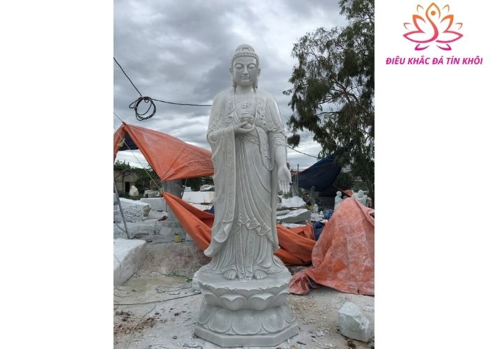 tượng phật A Di Đà đá marble