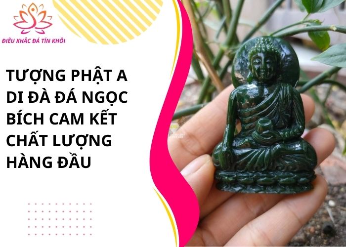 Tượng phật A Di Đà đá ngọc bích