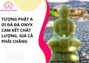 Tượng phật A Di Đà đá onyx