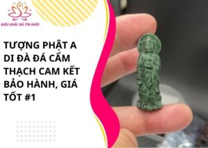 Tượng phật A Di Đà đá serpentine