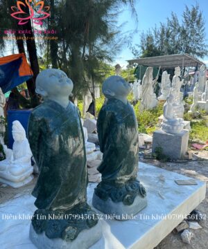 Tượng Chú Tiểu Bằng Đá Ấn Độ