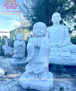 Tượng Chú Tiểu Bằng Đá